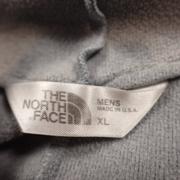The North Face Full Zip Hoodie Men’s XL Gray Made in USA - Picture 3 of 16